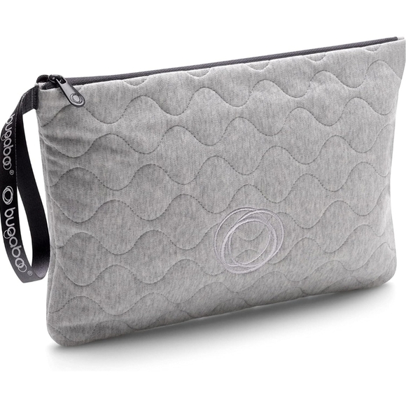 Bugaboo Gray Quilted Clutch Wristlet NWOT - Picture 1 of 6